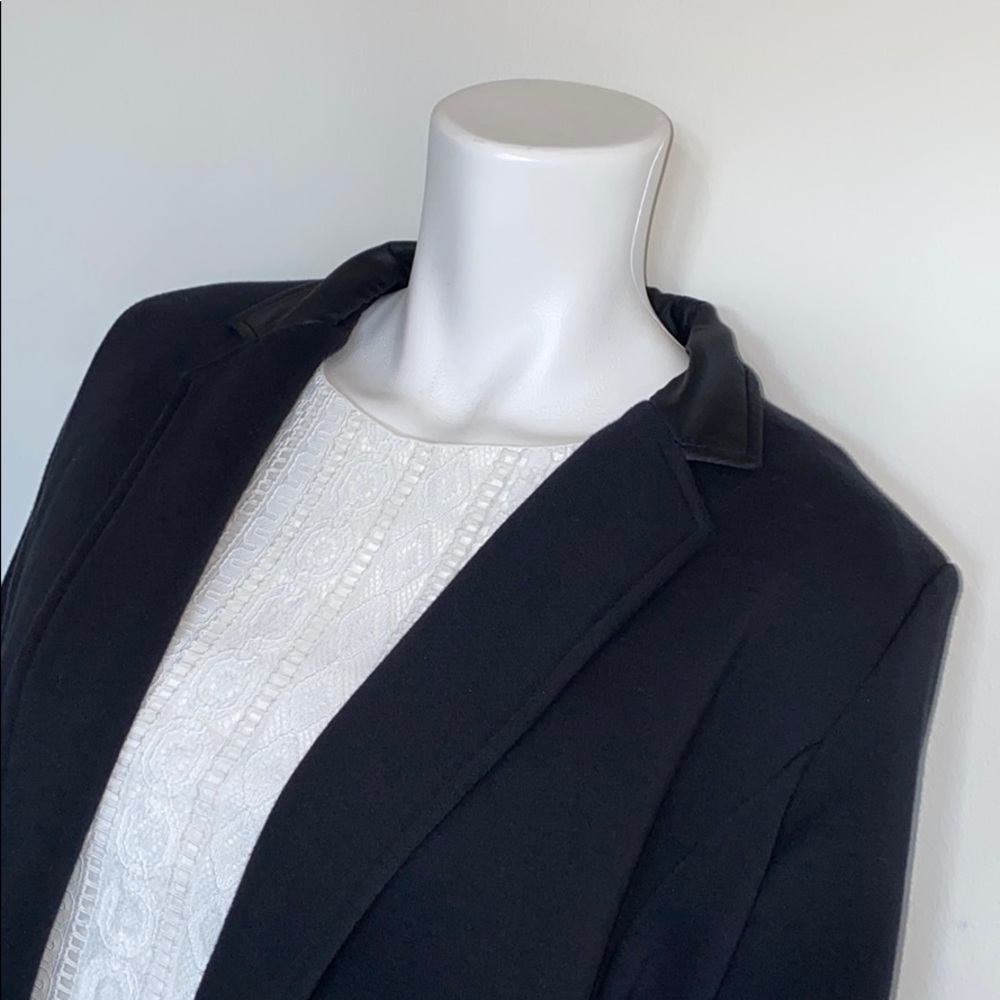 Fabletics Black Open Front Jacket Size Small - image 2